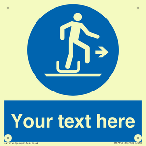 Custom Alighting from a toboggan to the right